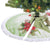 Pastel Green Hawaii Chameleon Christmas Tree Skirt Mele Kalikimaka Kakau - Watercolor