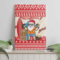 Hawaii Christmas Six Seven Canvas Wall Art Mele Kalikimaka Funny Santa 67 Gen Alpha Slang LT14 - Polynesian Pride