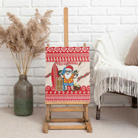 Hawaii Christmas Six Seven Canvas Wall Art Mele Kalikimaka Funny Santa 67 Gen Alpha Slang LT14 - Polynesian Pride