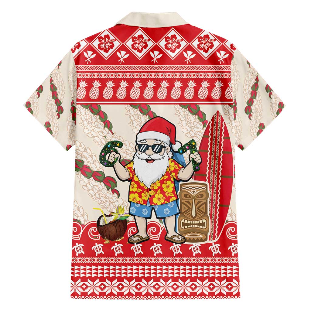 Hawaii Christmas Six Seven Family Matching Summer Maxi Dress and Hawaiian Shirt Mele Kalikimaka Funny Santa 67 Gen Alpha Slang - Polynesian Pride