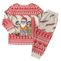 Hawaii Christmas Six Seven Christmas Pajama Set Mele Kalikimaka Funny Santa 67 Gen Alpha Slang - Polynesian Pride