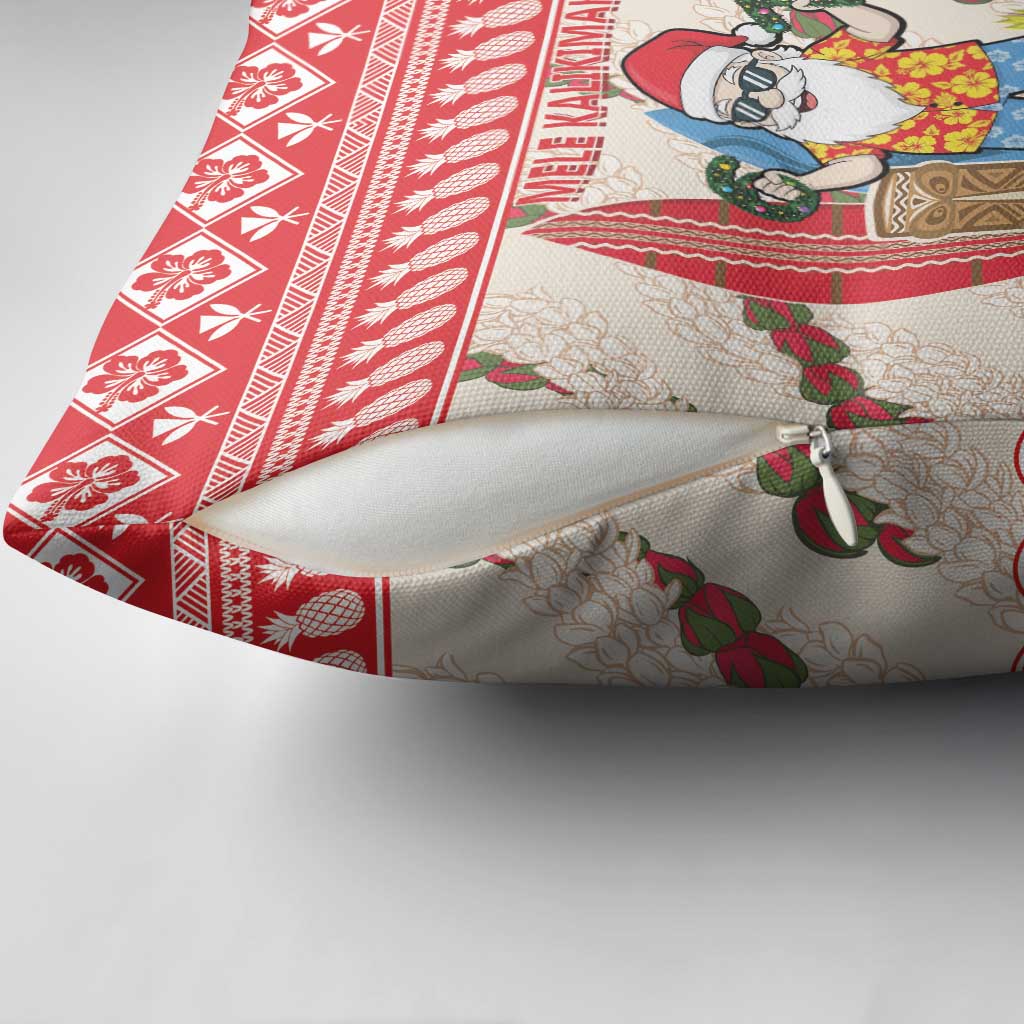 Hawaii Christmas Six Seven Pillow Cover Mele Kalikimaka Funny Santa 67 Gen Alpha Slang - Polynesian Pride