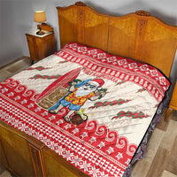 Hawaii Christmas Six Seven Quilt Mele Kalikimaka Funny Santa 67 Gen Alpha Slang - Polynesian Pride