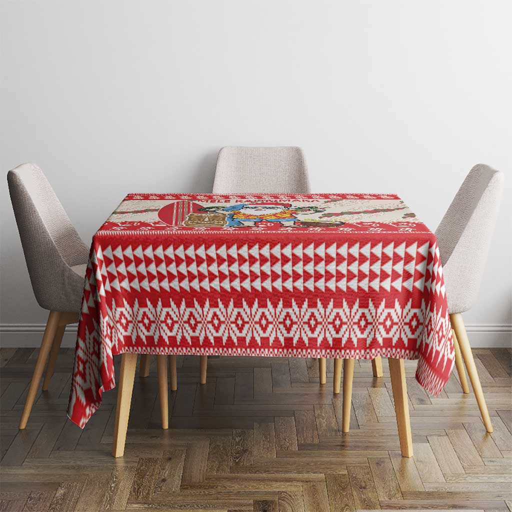Hawaii Christmas Six Seven Tablecloth Mele Kalikimaka Funny Santa 67 Gen Alpha Slang - Polynesian Pride