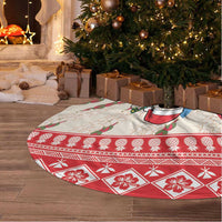Hawaii Christmas Six Seven Tree Skirt Mele Kalikimaka Funny Santa 67 Gen Alpha Slang - Polynesian Pride