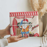 Hawaii Christmas Six Seven Wrapping Paper Mele Kalikimaka Funny Santa 67 Gen Alpha Slang - Polynesian Pride