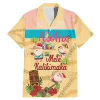 Aloha Hawaii Mele Kalikimaka Family Matching Mermaid Dress and Hawaiian Shirt Beachy Funny Santa Hawaiian Lei - Polynesian Pride