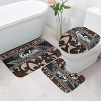 Kia Ora New Zealand Bathroom Set Aotearoa Proud Maori Silver Fern - Polynesian Pride
