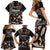 Kia Ora New Zealand Family Matching Short Sleeve Bodycon Dress and Hawaiian Shirt Aotearoa Proud Maori With Silver Fern LT14 - Polynesian Pride