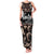 Kia Ora New Zealand Family Matching Tank Maxi Dress and Hawaiian Shirt Aotearoa Proud Maori With Silver Fern LT14 Mom's Dress Black - Polynesian Pride