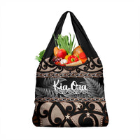 Kia Ora New Zealand Grocery Bag Aotearoa Proud Maori With Silver Fern