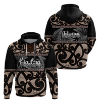 Kia Ora New Zealand Hoodie Aotearoa Proud Maori With Silver Fern LT14 - Polynesian Pride