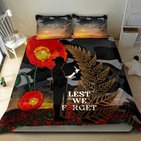 New Zealand ANZAC Day Bedding Set Lest We Forget Silver Fern With Camouflage LT14 - Polynesian Pride