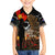 New Zealand ANZAC Day Family Matching Puletasi Dress and Hawaiian Shirt Lest We Forget Silver Fern With Camouflage LT14 Son's Shirt Black - Polynesian Pride