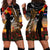 New Zealand ANZAC Day Hoodie Dress Lest We Forget Silver Fern With Camouflage LT14 - Polynesian Pride