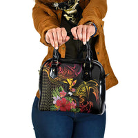Hawaii Iwa Bird Shoulder Handbag Great Frigatebird Kanaka Tropical Hippie Style - Polynesian Pride