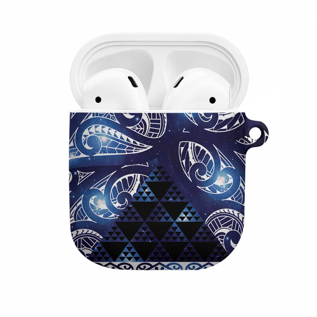 Matariki New Zealand AirPods Case NZ Niho Taniwha Maori New Year Blue Galaxy