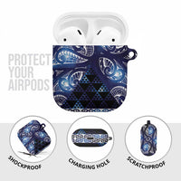 Matariki New Zealand AirPods Case NZ Niho Taniwha Maori New Year Blue Galaxy