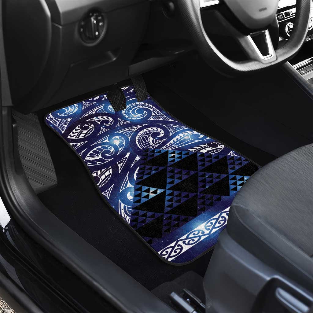 Matariki New Zealand Car Mats NZ Niho Taniwha Maori New Year Blue Galaxy