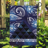 Matariki New Zealand Garden Flag NZ Niho Taniwha Maori New Year Blue Galaxy