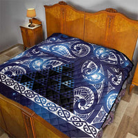 Matariki New Zealand Quilt NZ Niho Taniwha Maori New Year Blue Galaxy