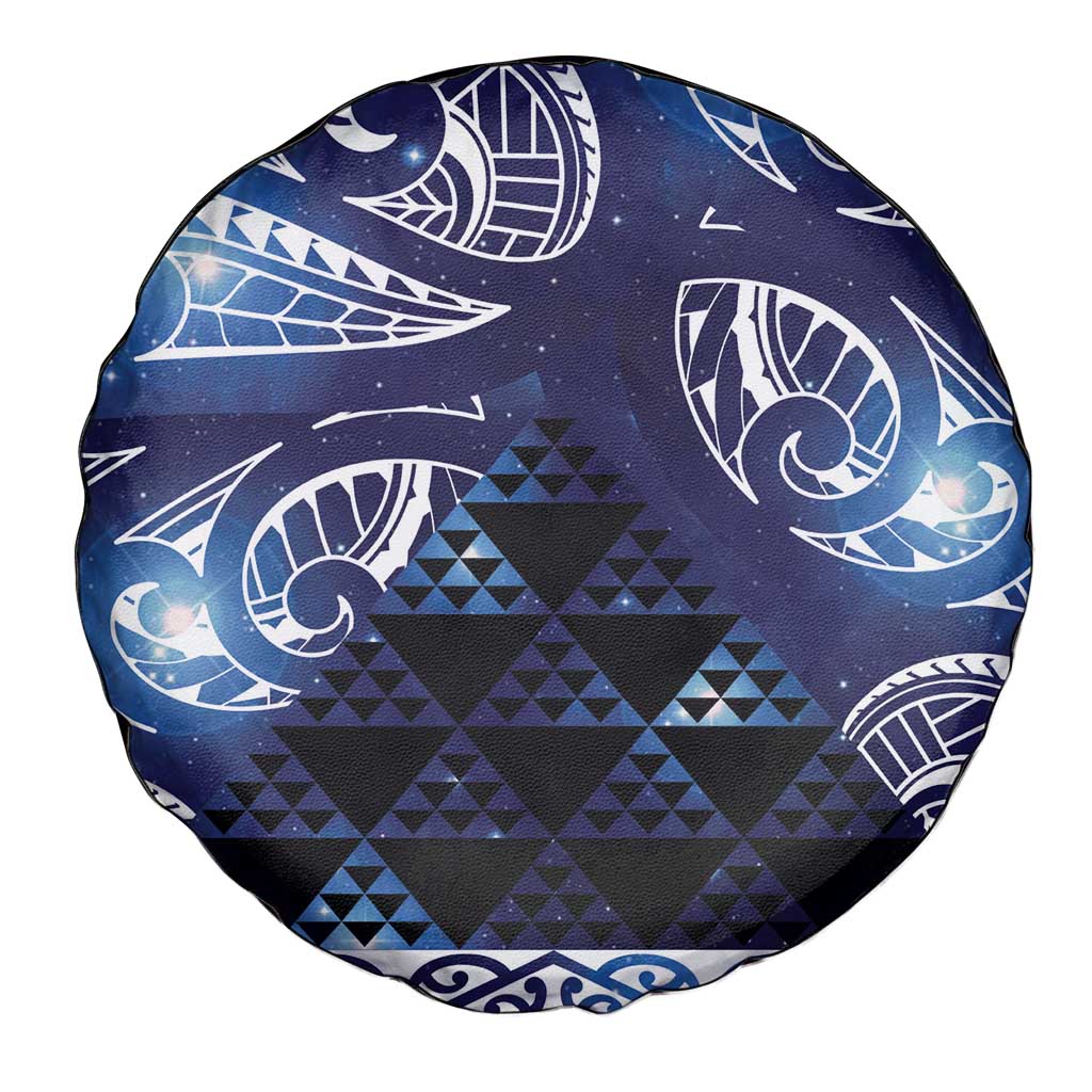 Matariki New Zealand Spare Tire Cover NZ Niho Taniwha Maori New Year Blue Galaxy