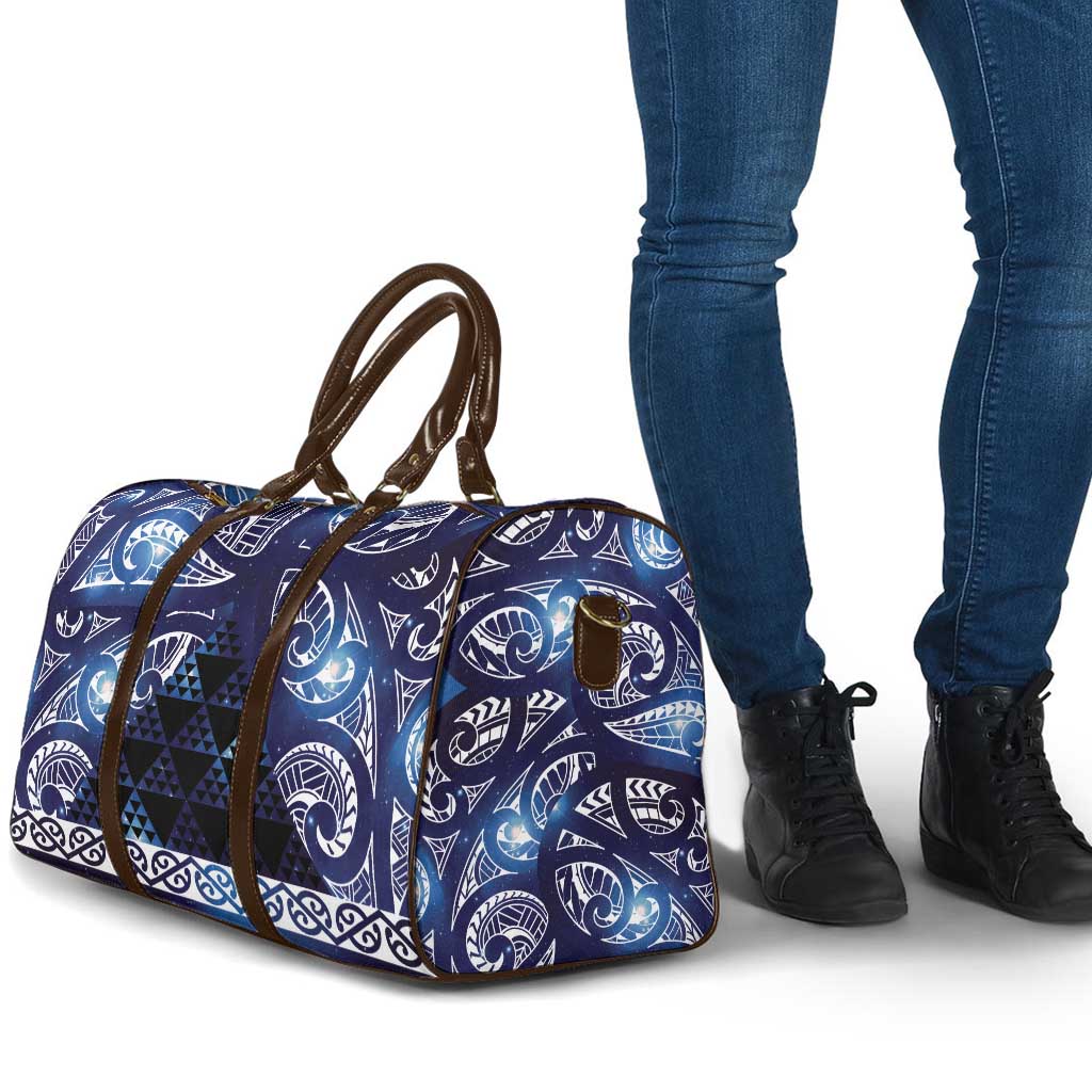 Matariki New Zealand Travel Bag NZ Niho Taniwha Maori New Year Blue Galaxy