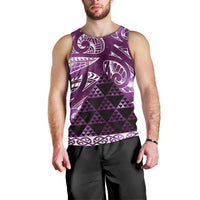 Matariki New Zealand Men Tank Top NZ Niho Taniwha Maori New Year Purple Galaxy