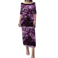 Matariki New Zealand Puletasi NZ Niho Taniwha Maori New Year Purple Galaxy