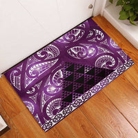 Matariki New Zealand Rubber Doormat NZ Niho Taniwha Maori New Year Purple Galaxy