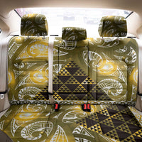 Matariki New Zealand Back Car Seat Cover NZ Niho Taniwha Maori New Year Yellow Galaxy