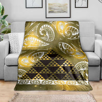 Matariki New Zealand Blanket NZ Niho Taniwha Maori New Year Yellow Galaxy