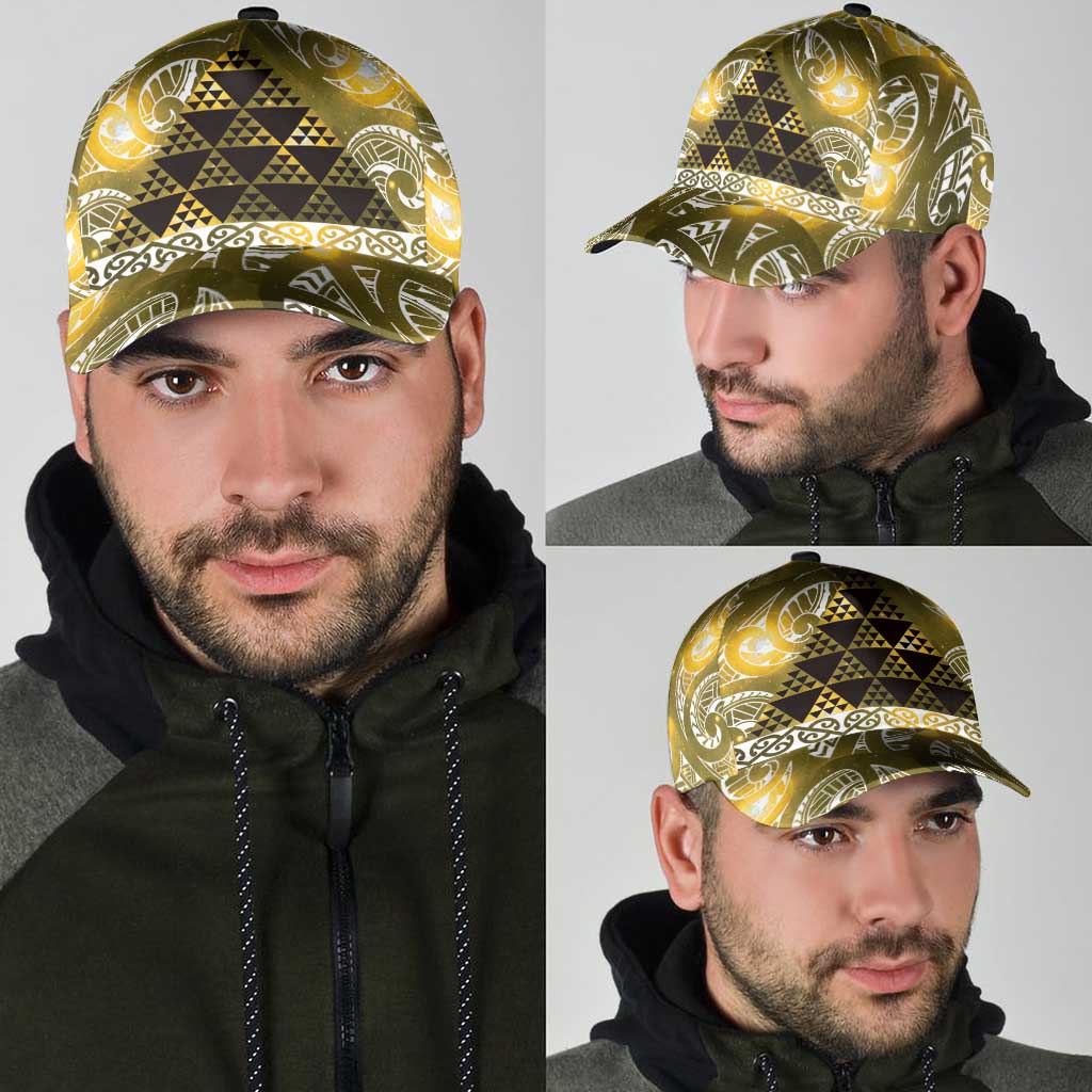 Matariki New Zealand Classic Cap NZ Niho Taniwha Maori New Year Yellow Galaxy