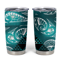 Matariki New Zealand Tumbler Cup NZ Niho Taniwha Maori New Year Cyan Galaxy