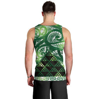 Matariki New Zealand Men Tank Top NZ Niho Taniwha Maori New Year Green Galaxy