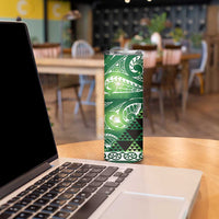 Matariki New Zealand Skinny Tumbler NZ Niho Taniwha Maori New Year Green Galaxy LT14 - Polynesian Pride