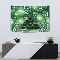 Matariki New Zealand Tapestry NZ Niho Taniwha Maori New Year Green Galaxy