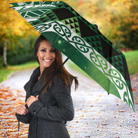 Matariki New Zealand Umbrella NZ Niho Taniwha Maori New Year Green Galaxy