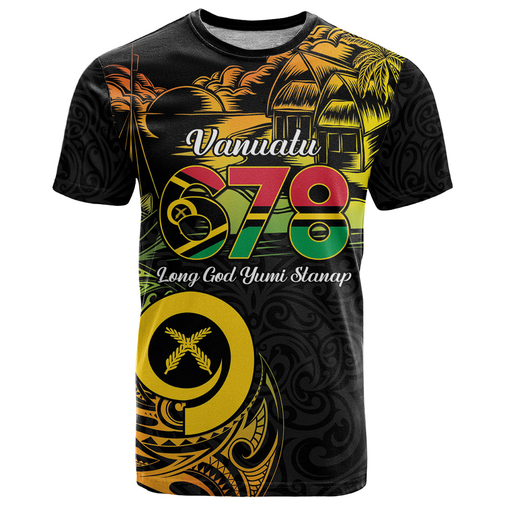 Personalised Vanuatu 678 T Shirt Proud To Be A Ni-Van
