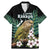 Personalised New Zealand Kakapo Family Matching Mermaid Dress and Hawaiian Shirt Aotearoa Fern With Manuka