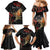 Personalised New Zealand Kea Family Matching Mermaid Dress and Hawaiian Shirt Nestor Notabilis With Harakeke Maori Pattern