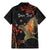 Personalised New Zealand Kea Family Matching Mermaid Dress and Hawaiian Shirt Nestor Notabilis With Harakeke Maori Pattern