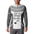 Custom Fiji Tapa Rugby Button Sweatshirt Flying Fijian Black And White Version