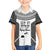 Custom Fiji Tapa Rugby Family Matching Tank Maxi Dress and Hawaiian Shirt Flying Fijian Black And White Version
