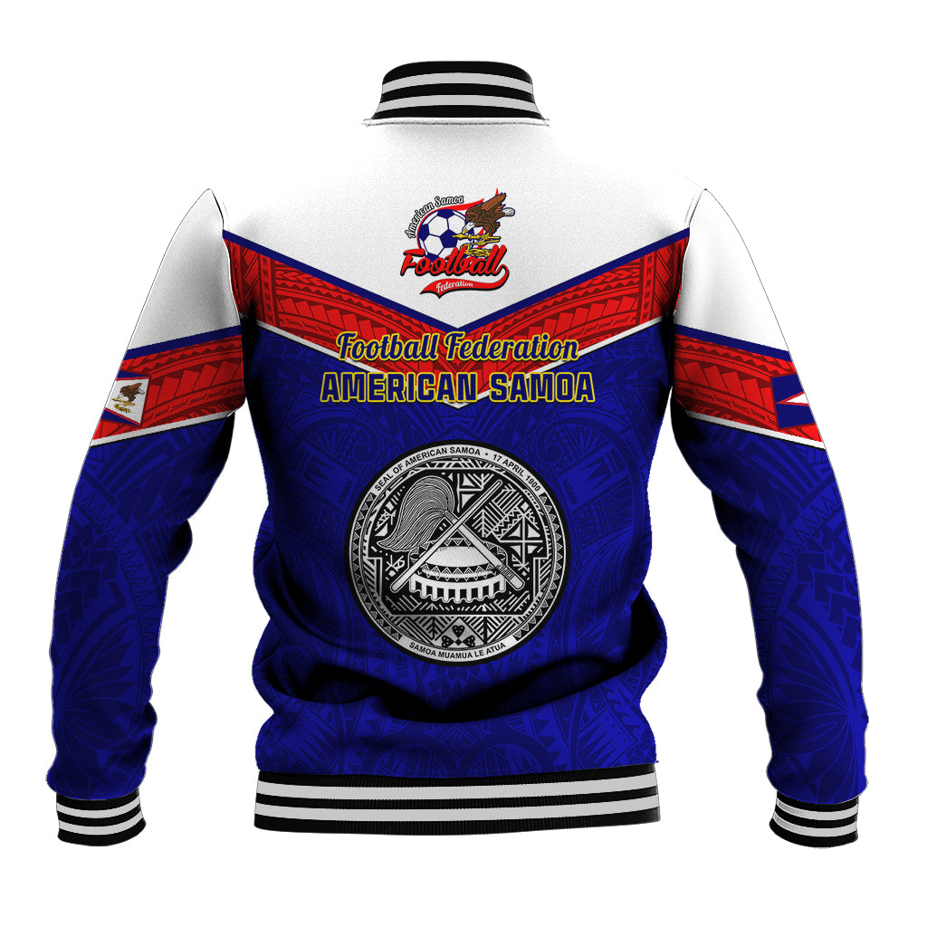 American Samoa Football Baseball Jacket Polynesian Sporty Style LT14 - Polynesian Pride