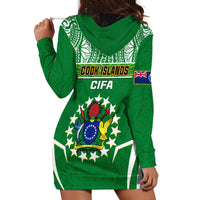 Cook Islands Football Hoodie Dress Go Kuki Airani Polynesian Sporty Style LT14 - Polynesian Pride