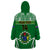 Personalised Cook Islands Football Wearable Blanket Hoodie Go Kuki Airani Polynesian Sporty Style LT14 - Polynesian Pride