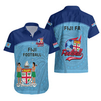 Fiji Football Hawaiian Shirt Fijian Tapa Pattern Sporty Style LT14 - Polynesian Pride