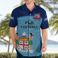Fiji Football Hawaiian Shirt Fijian Tapa Pattern Sporty Style LT14 - Polynesian Pride
