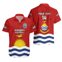 Personalised Kiribati Football Hawaiian Shirt Polynesian Pattern Mix Kiribatian Flag LT14 - Polynesian Pride